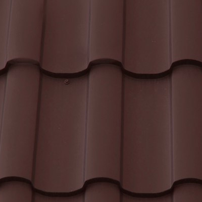Металлочерепица Ruukki Adamante Pural Matt цвет Шоколадно-коричневый.jpg